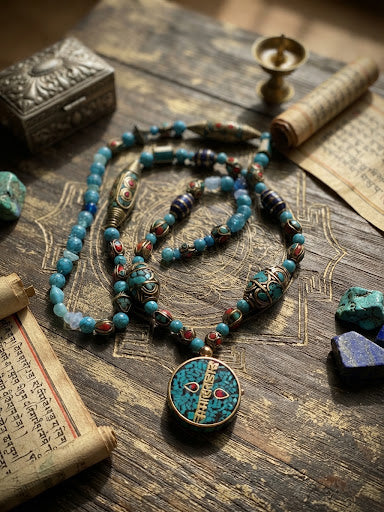No. 27 – Echoes of the Silk Road – 28" Necklace