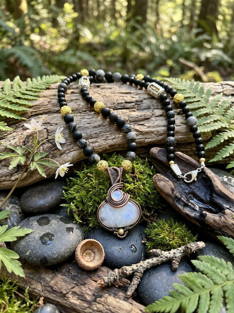 No. 33 – Celestial Grove – 22" Necklace