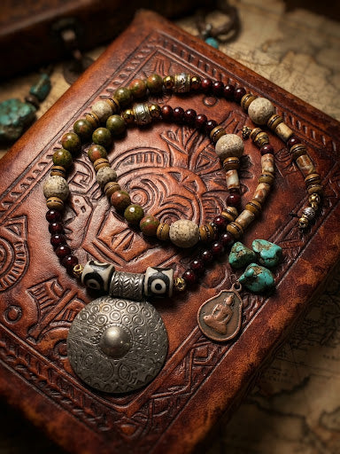 No. 09 – Ancient Earth Relic – 24" Necklace