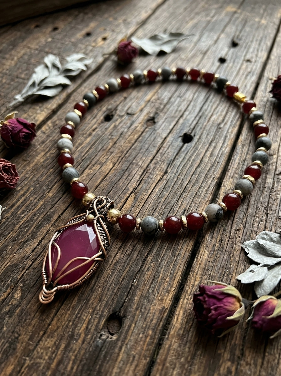 No. 31 – Siren’s Compass – 16" Necklace