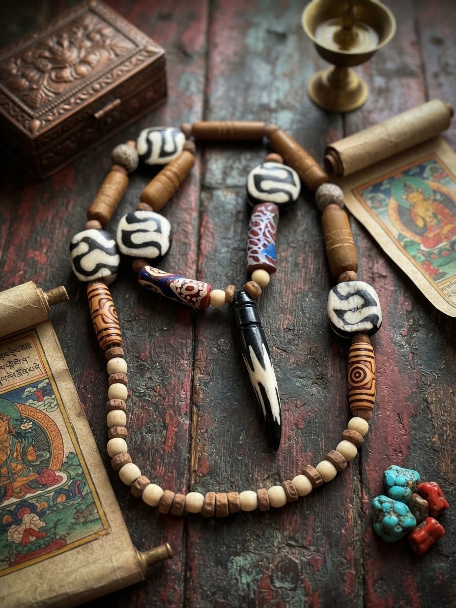 No. 17 – Eclipsed Horizon – 22" Necklace