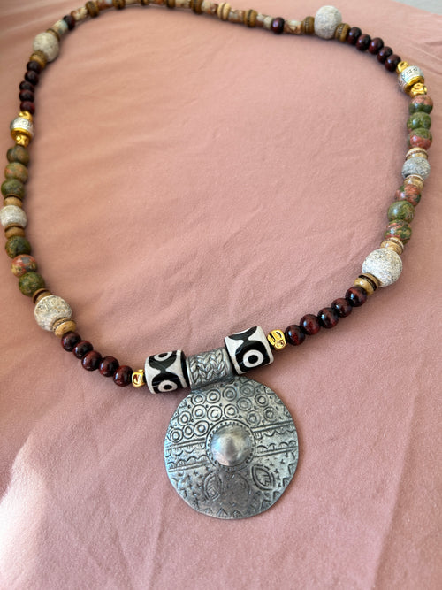 No. 09 – Ancient Earth Relic – 24" Necklace