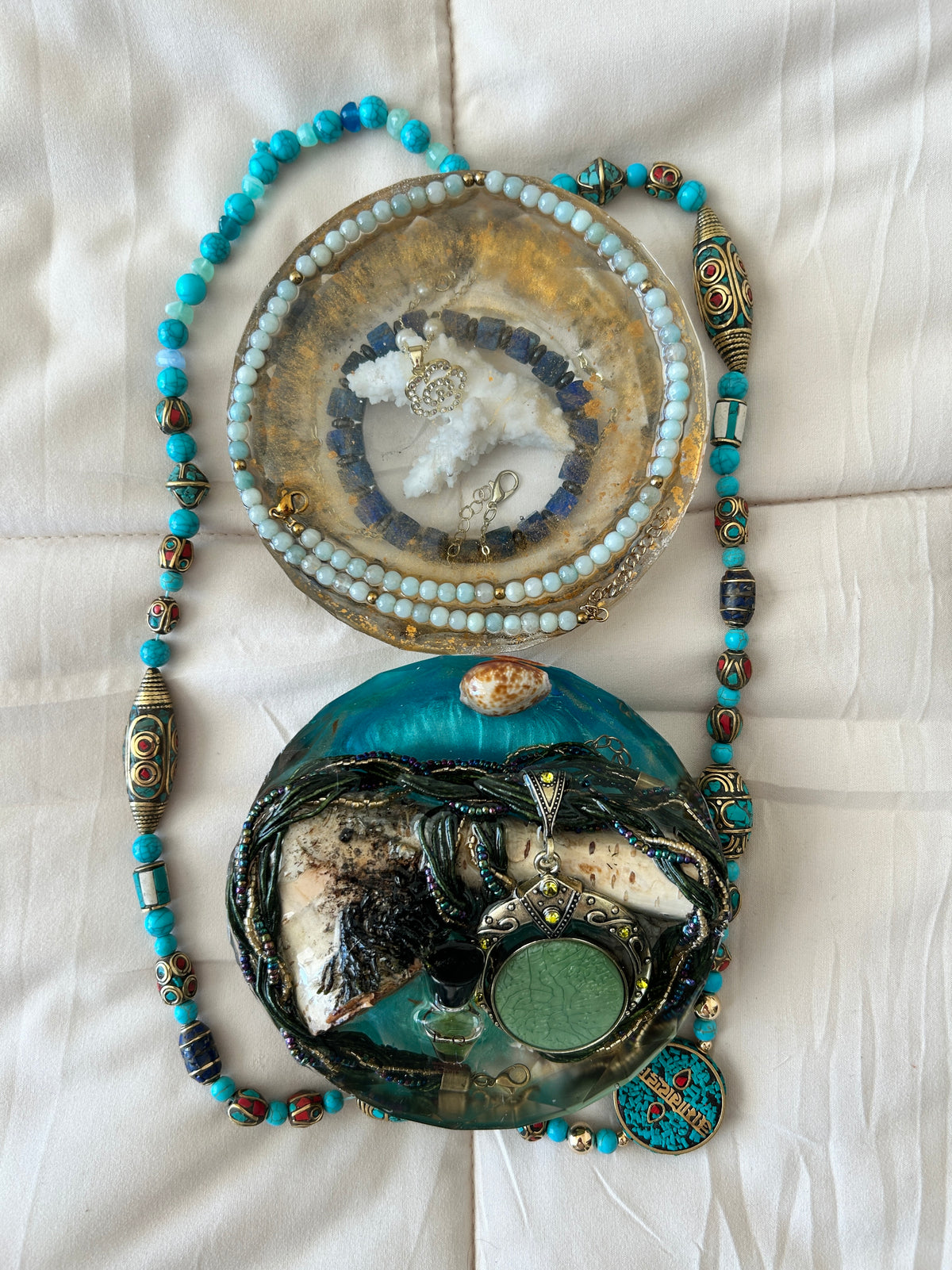 No. 27 – Echoes of the Silk Road – 28" Necklace