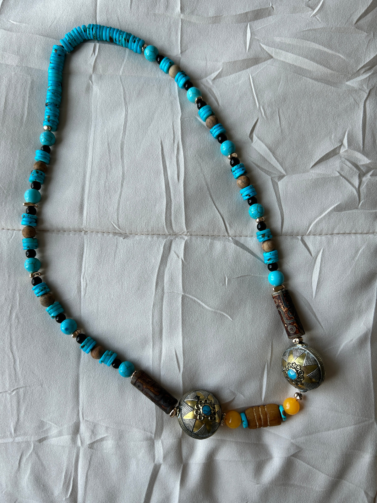 No. 38 – Tibetan Turquoise Heritage – 26" Necklace